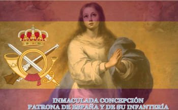 La INMACULADA  Patrona de Infantería