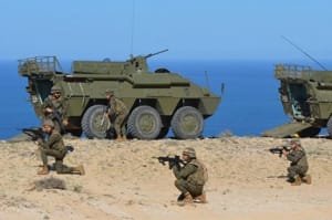 Refuerzo militar a Cauta