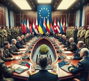 Reunión UE envío tropas Ucrania